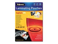 Fellowes Laminating Pouches Capture 125 micron - 100-pack - glättat - A3 - lamineringsfickor 5307506