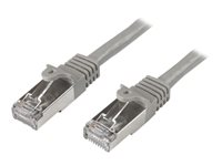 StarTech.com Cat6-patchkabel - skärmad (SFTP) - 0,5 m, grå - patch-kabel - 50 cm - grå N6SPAT50CMGR