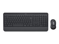 Logitech Signature MK650 Combo for Business - sats med tangentbord och mus - QWERTY - ryska - grafit Inmatningsenhet 920-011009