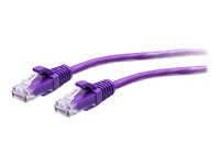 C2G 10ft (3m) Cat6a Snagless Unshielded (UTP) Slim Ethernet Network Patch Cable - Purple - patch-kabel - 3 m - lila C2G30192