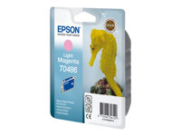 Epson T0486 - ljus magenta - original - bläckpatron C13T04864010