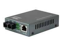 LevelOne FVT-1101 - fibermediekonverterare - 10Mb LAN, 100Mb LAN FVT-1101