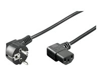 MicroConnect - strömkabel - power CEE 7/7 till IEC C13 - 1 m PE010510