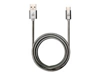 IOGEAR Charge & Sync Flip Pro - USB typ C-kabel - USB till 24 pin USB-C - 2 m G2LU3CAM02-GY