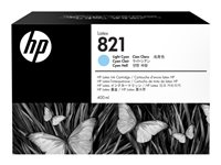 HP 821 - ljus cyan - original - bläckpatron G0Y90A