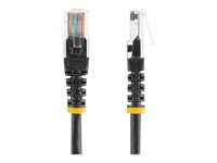 StarTech.com 15m Black Cat5e / Cat 5 Molded Patch Cable - patch-kabel - 15 m - svart M45PAT15MBK