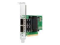 HPE InfiniBand HDR100 MCX653106A-ECAT - nätverksadapter - PCIe 4.0 x16 - 100Gb Ethernet / 100Gb Infiniband QSFP28 x 2 P23666-B21