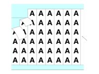 Brady Solid Numbers Wire Marker Card 40 - lednings/kabelmärkare (förtryckt) WM-40-PK