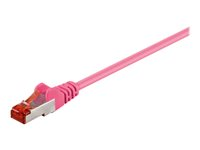 MicroConnect nätverkskabel - 2 m - rosa B-FTP602PI