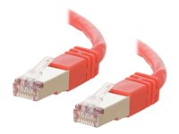 C2G Cat5e Booted Shielded (STP) Network Patch Cable - patch-kabel - 3 m - röd 83792