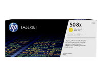 HP 508X - Lång livslängd - gul - original - LaserJet - tonerkassett (CF362X) CF362X