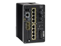 Cisco Catalyst IE3200 Rugged Series - Network Essentials - switch - 8 portar - Administrerad IE-3200-8T2S-E