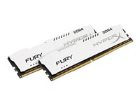 HyperX FURY - DDR4 - sats - 16 GB: 2 x 8 GB - DIMM 288-pin - 3466 MHz / PC4-27700 - ej buffrad HX434C19FW2K2/16