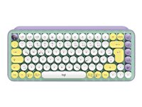 Logitech POP Keys - tangentbord - QWERTZ - tysk - daydream Inmatningsenhet 920-010720