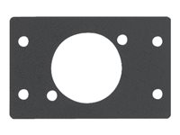 Extron Mini Architectural Adapter Plate Blank Plate with One Neutrik Opening - modulkontaktplatta med insnäppsfästen (blank) 70-1021-02