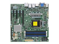 SUPERMICRO X12SCQ - moderkort - micro ATX - LGA1200-uttag - Q470E MBD-X12SCQ-O