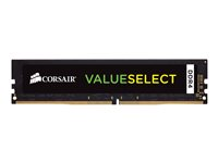 CORSAIR Value Select - DDR4 - modul - 4 GB - DIMM 288-pin - 2666 MHz / PC4-21300 - ej buffrad CMV4GX4M1A2666C18