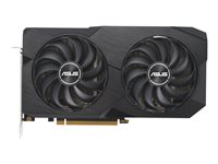 ASUS Dual Radeon RX 7600 8GB - OC Edition - grafikkort - Radeon RX 7600 - 8 GB DUAL-RX7600-O8G