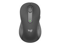 Logitech Signature M650 L LEFT - mus - stor storlek - 2.4 GHz, Bluetooth - grafit 910-006239