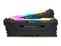 CORSAIR Vengeance RGB PRO - DDR4 - sats - 16 GB: 2 x 8 GB - DIMM 288-pin - 3600 MHz / PC4-28800 - ej buffrad CMW16GX4M2D3600C16