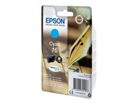 Epson 16 - cyan - original - bläckpatron C13T16224012