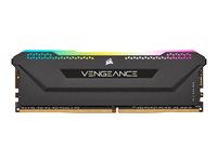 CORSAIR Vengeance RGB PRO SL - DDR4 - sats - 64 GB: 4 x 16 GB - DIMM 288-pin - 3600 MHz / PC4-28800 - ej buffrad CMH64GX4M4D3600C18