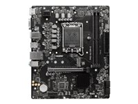 MSI PRO H610M-E - moderkort - micro ATX - LGA1700-uttag - H610 PRO H610M-E