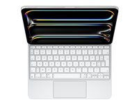 Apple Magic Keyboard - tangentbord och foliefodral - med pekdyna - AZERTY - fransk - vit Inmatningsenhet MWR03F/A