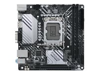 ASUS PRIME H610I-PLUS D4-CSM - moderkort - mini ITX - LGA1700-uttag - H610 90MB1B20-M0EAYC