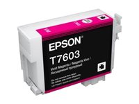 Epson T7603 - intensiv magenta - original - bläckpatron C13T76034010