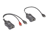 Black Box Line-Powered Extender HDMI over CATx - Kit - förlängd räckvidd för audio/video - TAA-kompatibel AVU8010A