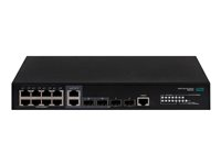 HPE FlexNetwork 5140 8G 2SFP 2XGT Combo EI - switch - 12 portar - smart - rackmonterbar R8J42A