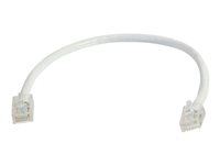 C2G Cat5e Non-Booted Unshielded (UTP) Network Patch Cable - patch-kabel - 0.5 m - vit 83120