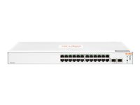 HPE Networking Instant On 1830 24G 2SFP Switch - switch - 24 portar - smart - rackmonterbar JL812A