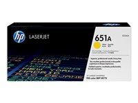 HP 651A - gul - original - LaserJet - tonerkassett (CE342A) CE342A