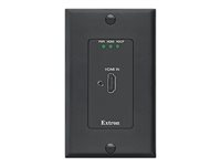 Extron XTP T HWP 101 4K HDMI Transmitter - Decorator-Style Wallplate - förlängd räckvidd för audio/video 60-1611-12