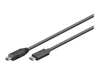 MicroConnect - USB typ C-kabel - 24 pin USB-C till mini-USB typ B - 50 cm USB3.1CMB505