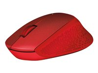 Logitech M330 SILENT PLUS - mus - 2.4 GHz - röd 910-004911