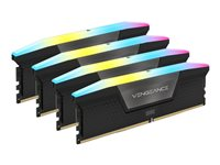 CORSAIR Vengeance RGB - DDR5 - sats - 128 GB: 4 x 32 GB - DIMM 288-pin - 5600 MHz / PC5-44800 - ej buffrad CMH128GX5M4B5600C40