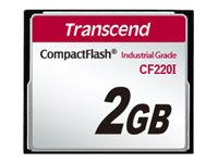 Transcend CF220I Industrial Temp - flash-minneskort - 2 GB - CompactFlash TS2GCF220I