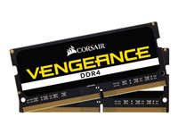 CORSAIR Vengeance - DDR4 - sats - 16 GB: 2 x 8 GB - SO DIMM 260-pin - 2933 MHz / PC4-23400 - ej buffrad CMSX16GX4M2A2933C19