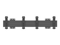 Multibrackets PRO Series M Wallmount Pro MBW2U Tilt 200 - konsol - för 2 LCD-bildskärmar - svart 7350073737031