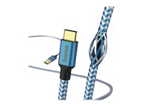 Hama Prime Line "Reflective" - USB typ C-kabel - 24 pin USB-C till USB - 1.5 m 178295