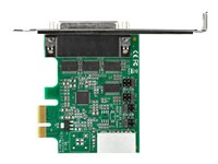 StarTech.com 4-portars PCI Express RS232-seriellt adapterkort - PCIe RS232-seriellt värdstyrenhetskort - PCIe till seriellt DB9-kort - 16 950 UART - expansionskort - Windows/Linux - seriell adapter - PCIe - RS-232 x 4 PEX4S953