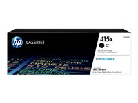 HP 415X - Lång livslängd - svart - original - LaserJet - tonerkassett (W2030X) W2030X