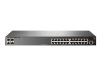 HPE Aruba 2930F 24G 4SFP - switch - 24 portar - Administrerad - rackmonterbar JL259AR