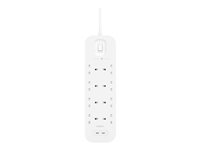 Belkin Connect - överspänningsskydd - med 2 USB-C-portar SRB004CA2M