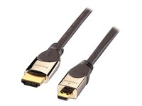 Lindy CROMO High-Speed-HDMI-Kabel mit Ethernet - HDMI-kabel med Ethernet - 1 m 41421