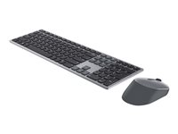 Dell Premier Multi-Device KM7321W - sats med tangentbord och mus - QWERTY - isländsk - Titan gray Inmatningsenhet KM7321WGY-ICE