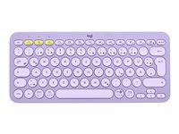 Logitech K380 Multi-Device Bluetooth Keyboard - tangentbord - QWERTZ - tysk - lavender lemonade Inmatningsenhet 920-011152